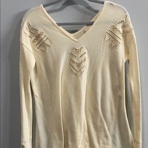 Off white winter top